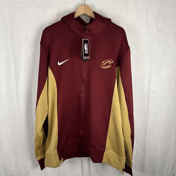 Nike Cleveland Cavaliers NBA Full Zip Track Jacket Cavs Basketball Sz XLT NWT - Picture 1 of 9